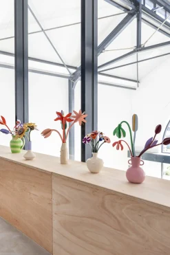 Papierskulptur 'Sonnenblumen-Trio'