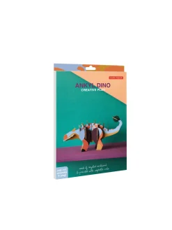 Papierskulptur 'Stacheliger Dino'