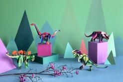 Papierskulptur 'Triceratops'