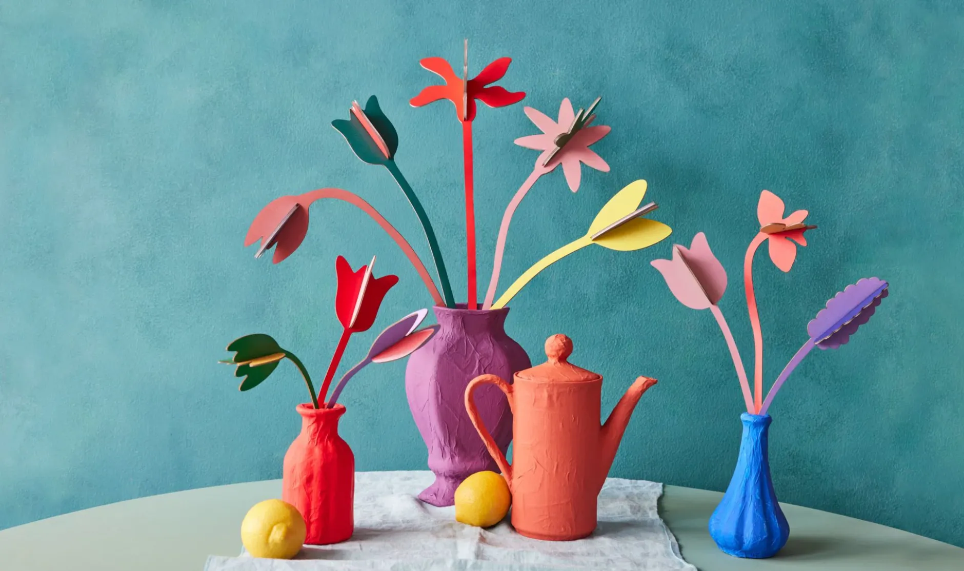 Papierskulptur 'Tulpenblumen'