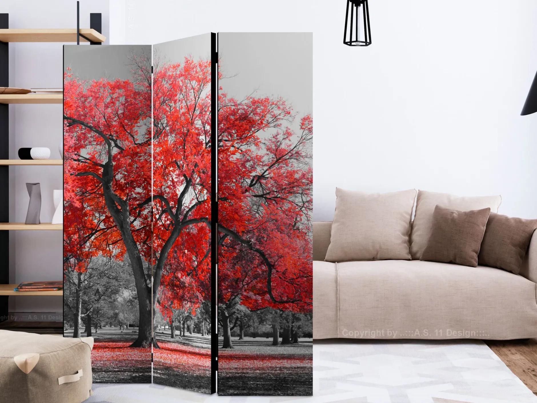 Paravent 'Autumn in the Park'