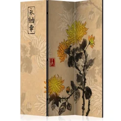 Paravent 'Chrysanthemums'