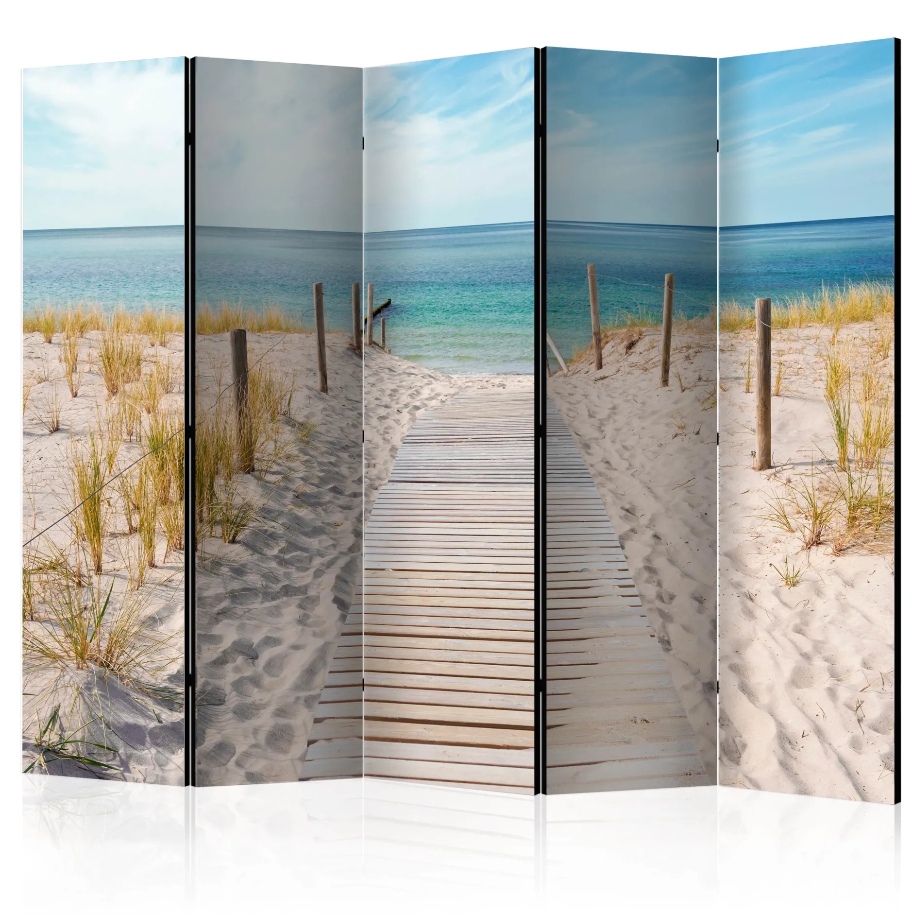 Paravent 'Holiday at the Seaside II'