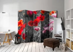 Paravent 'Red Poppies II'