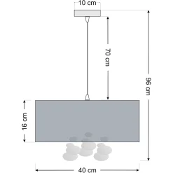 Pendelleuchte 'Bubble Light Lucentra 1'