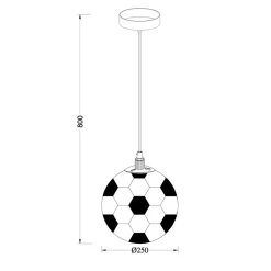 Pendelleuchte 'Champion 1'