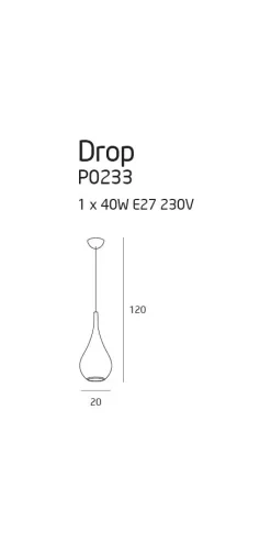 Pendelleuchte 'Drop 1'
