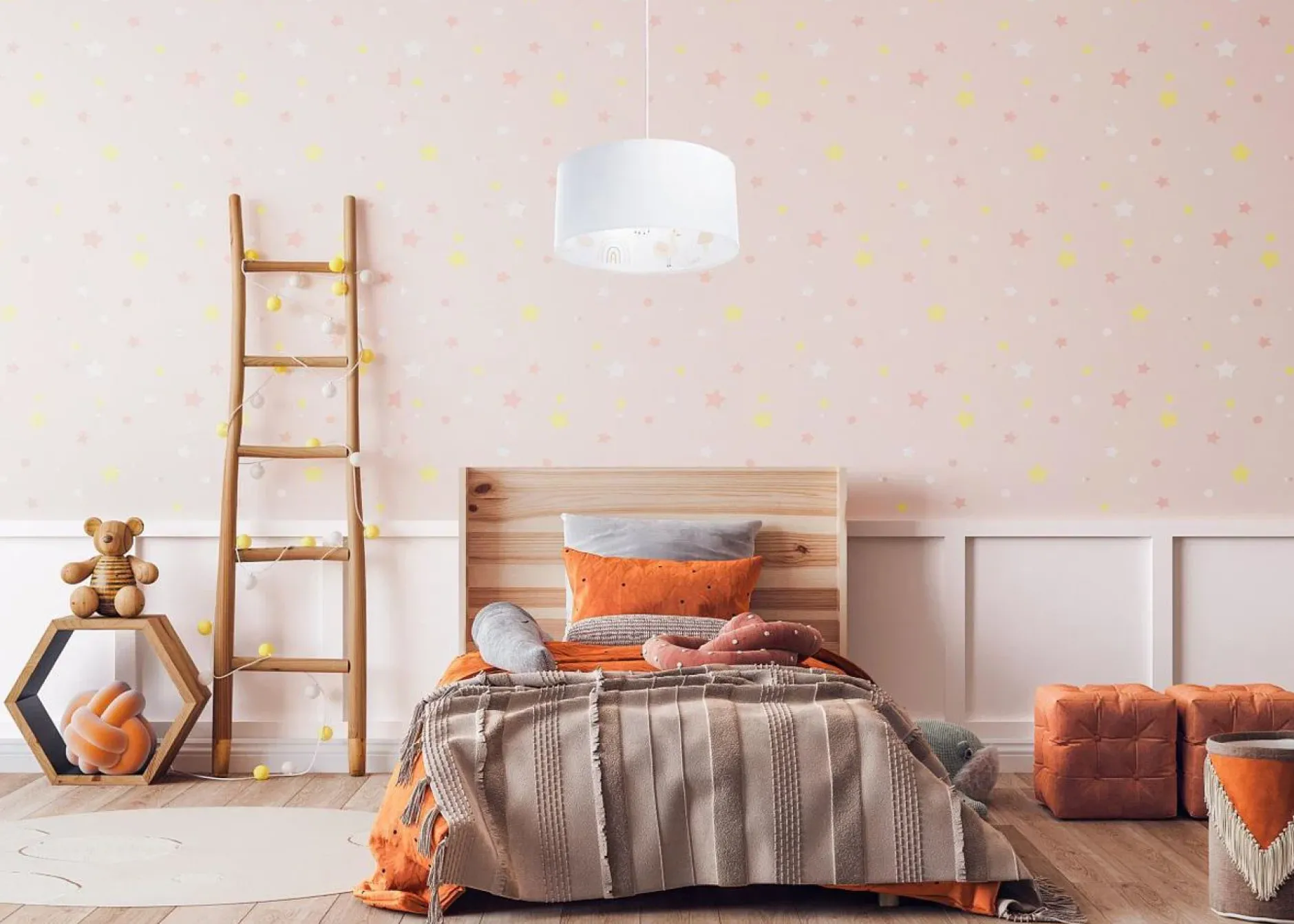 Pendelleuchte 'Foto Dreamy Bright 1'