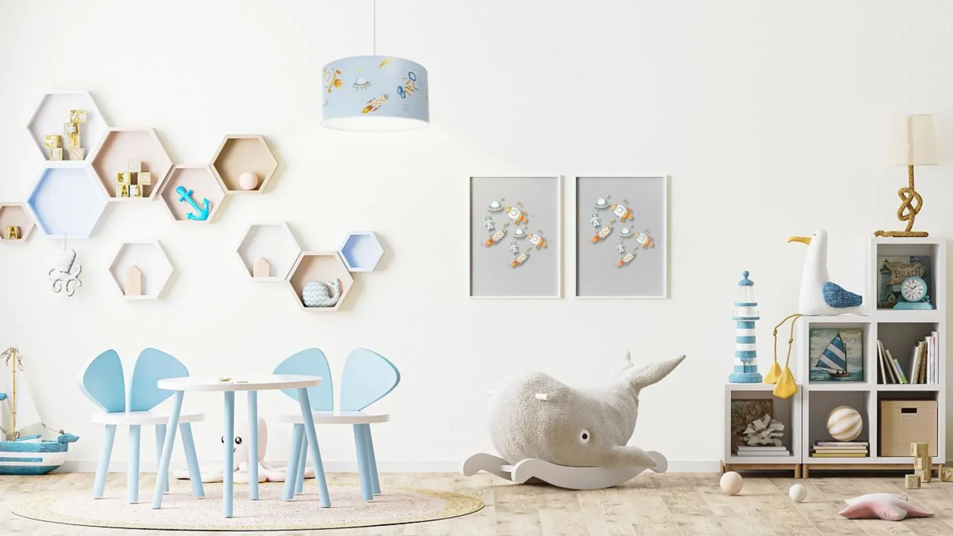 Pendelleuchte 'Foto Dreamy Space 1'