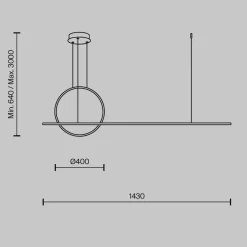 Pendelleuchte 'Halo 16'
