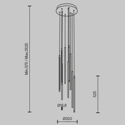 Pendelleuchte 'Light stick 1'
