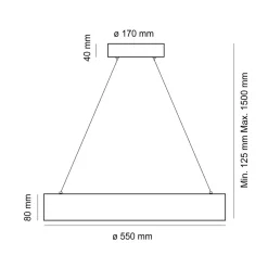 Pendelleuchte 'Lyn 2GY'
