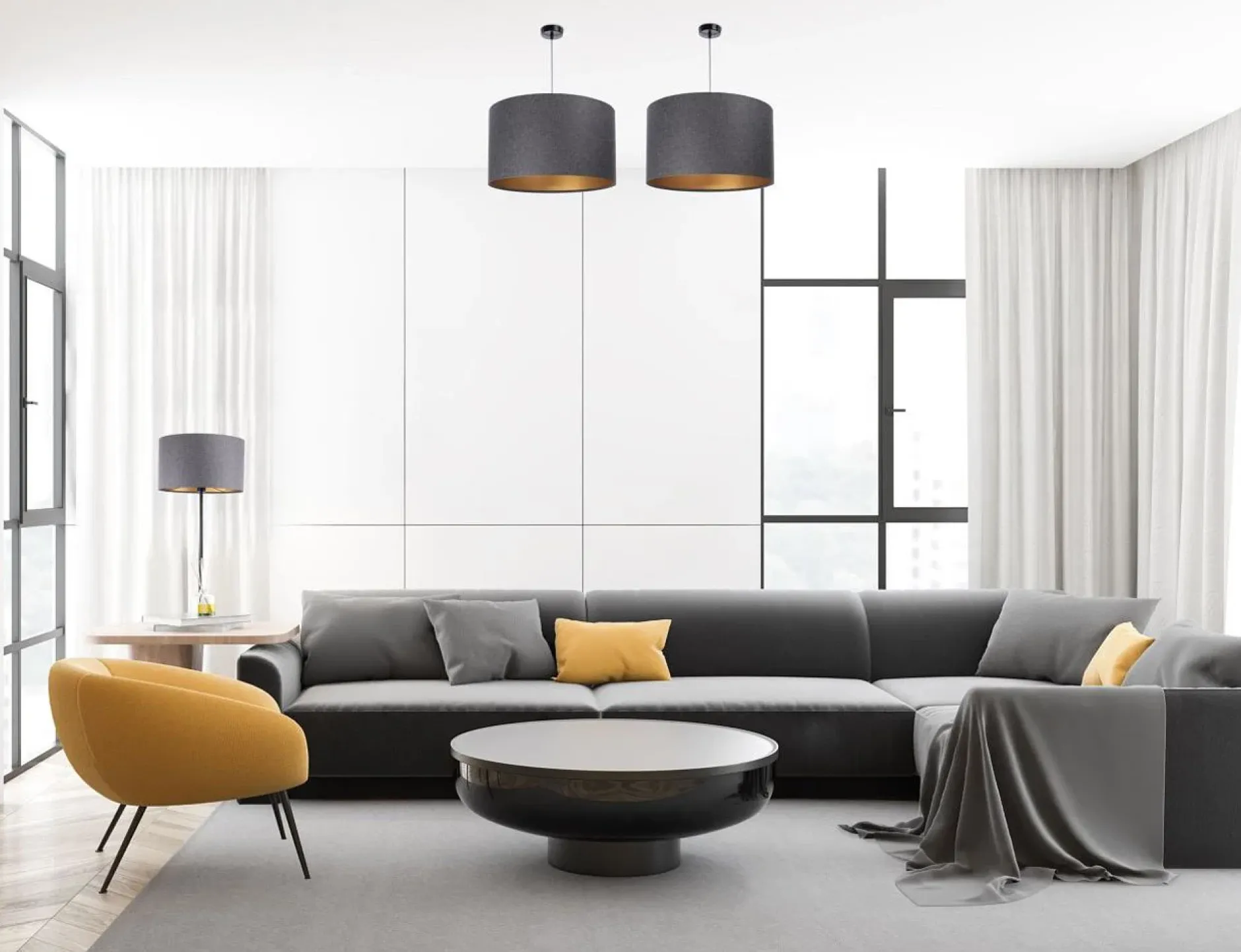 Pendelleuchte 'Marengo Tactile Radiant 1'
