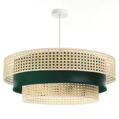 Pendelleuchte 'Rattan Lacey Eminent'