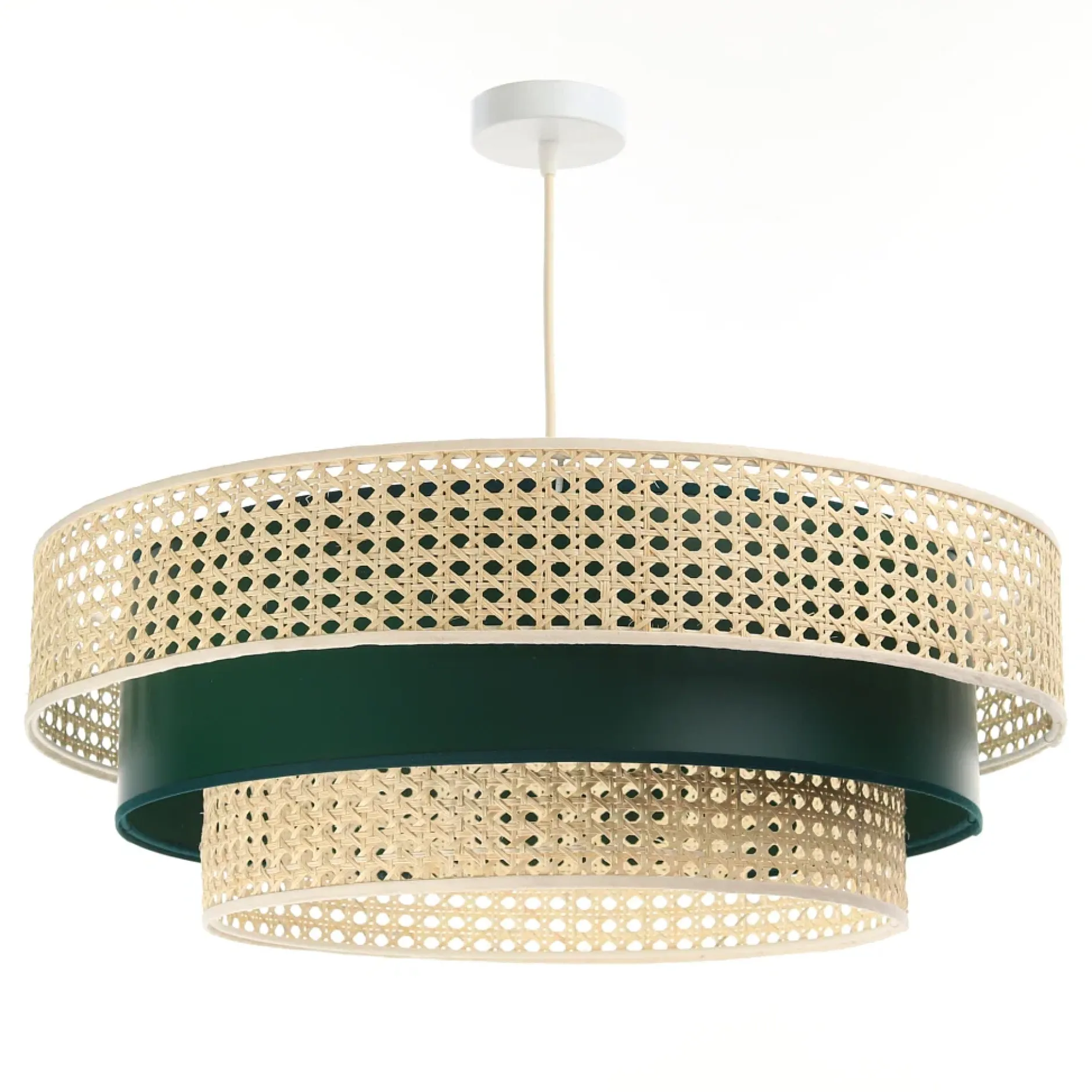 Pendelleuchte 'Rattan Lacey Eminent'