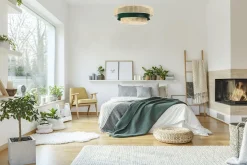 Pendelleuchte 'Rattan Lacey Eminent'