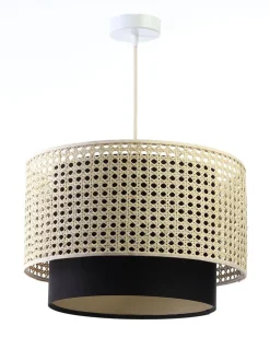 Pendelleuchte 'Rattan Lacey Surreal 1'