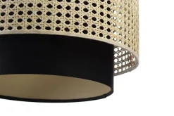 Pendelleuchte 'Rattan Lacey Surreal 1'