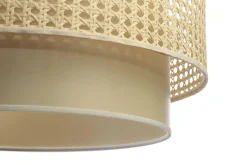 Pendelleuchte 'Rattan Lacey Warm 1'