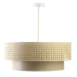 Pendelleuchte 'Rattan Lacey Warm 1'