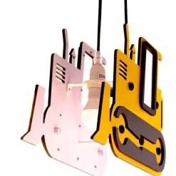 Pendelleuchte 'Yellow Excavator'