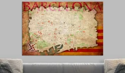 Pinnwand Bild 'Map of Barcelona'