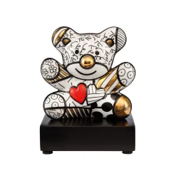 Porzellan Figur 'Bewahre unsere Herzen' von Romero Britto 9,5x12,5x8,5cm