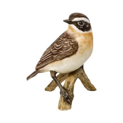 Porzellan Figur 'Braunkehlchen' von Goebel 7x9x7cm