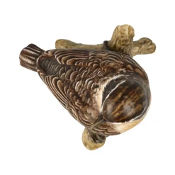 Porzellan Figur 'Braunkehlchen' von Goebel 7x9x7cm