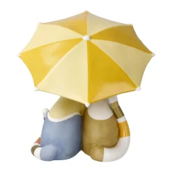 Porzellan Figur 'Cats Under Umbrella' von Rosina Wachtmeister 10,5x12x12cm