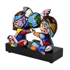 Porzellan Figur 'Children of the World' von Romero Britto 8x14x15cm