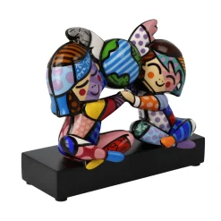 Porzellan Figur 'Children of the World' von Romero Britto 8x14x15cm