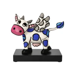 Porzellan Figur 'Die fliegende Kuh' von Romero Britto 20x19x9cm