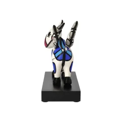 Porzellan Figur 'Die fliegende Kuh' von Romero Britto 20x19x9cm