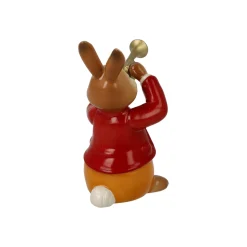 Porzellan Figur 'Eifriger Trompeter' von Goebel 6x8x4cm
