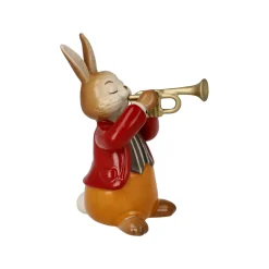 Porzellan Figur 'Eifriger Trompeter' von Goebel 6x8x4cm