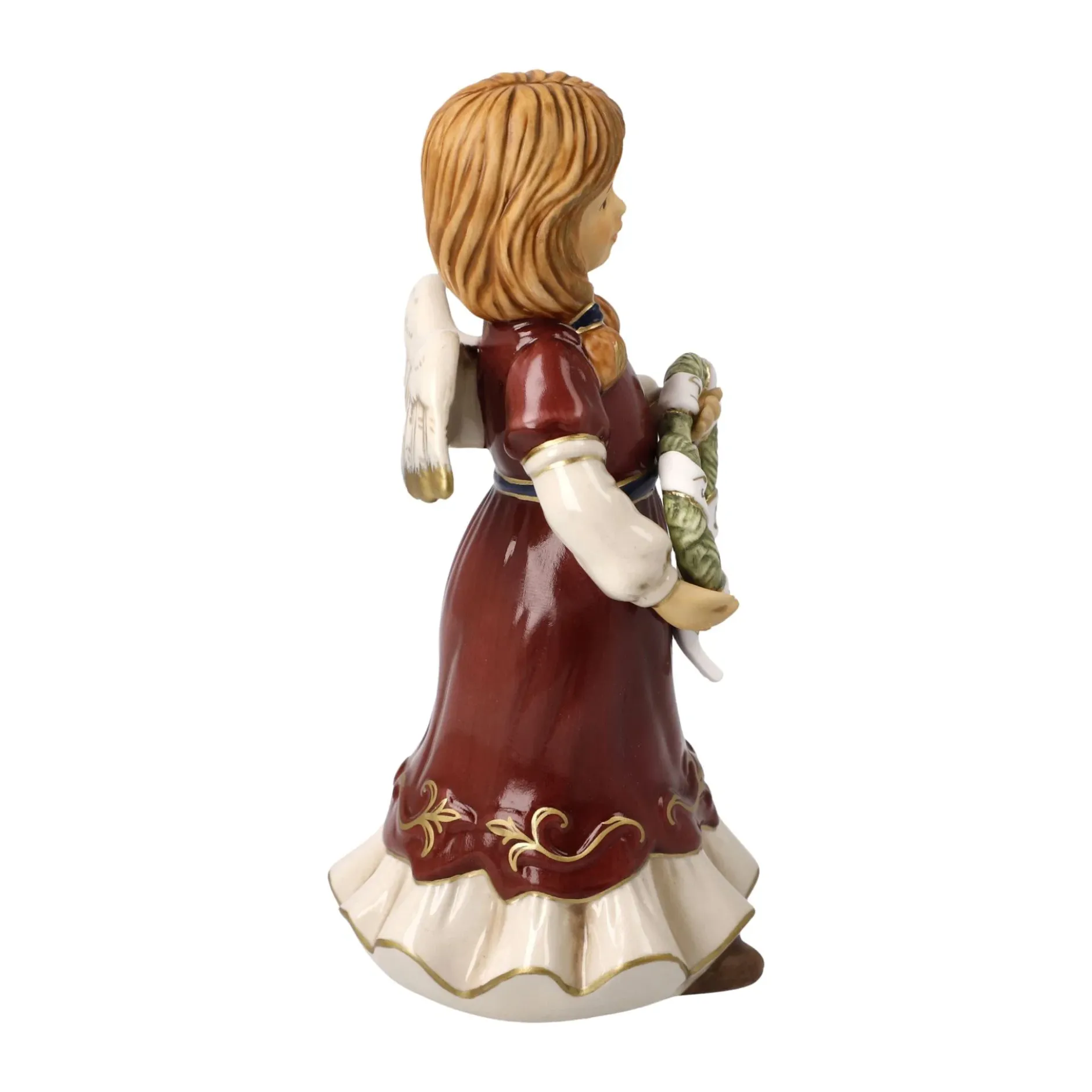 Porzellan Figur 'Festive Angel' von Goebel 8x16x8,5cm