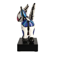 Porzellan Figur 'Flying Cow' von Romero Britto 15,5x31x37,2cm