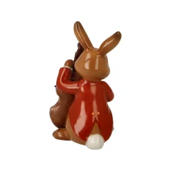 Porzellan Figur 'Fröhlicher Bassist' von Goebel 4x8x4,5cm