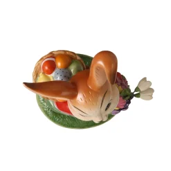 Porzellan Figur 'Frohe Osterzeit' von Goebel 18,5x38x27cm