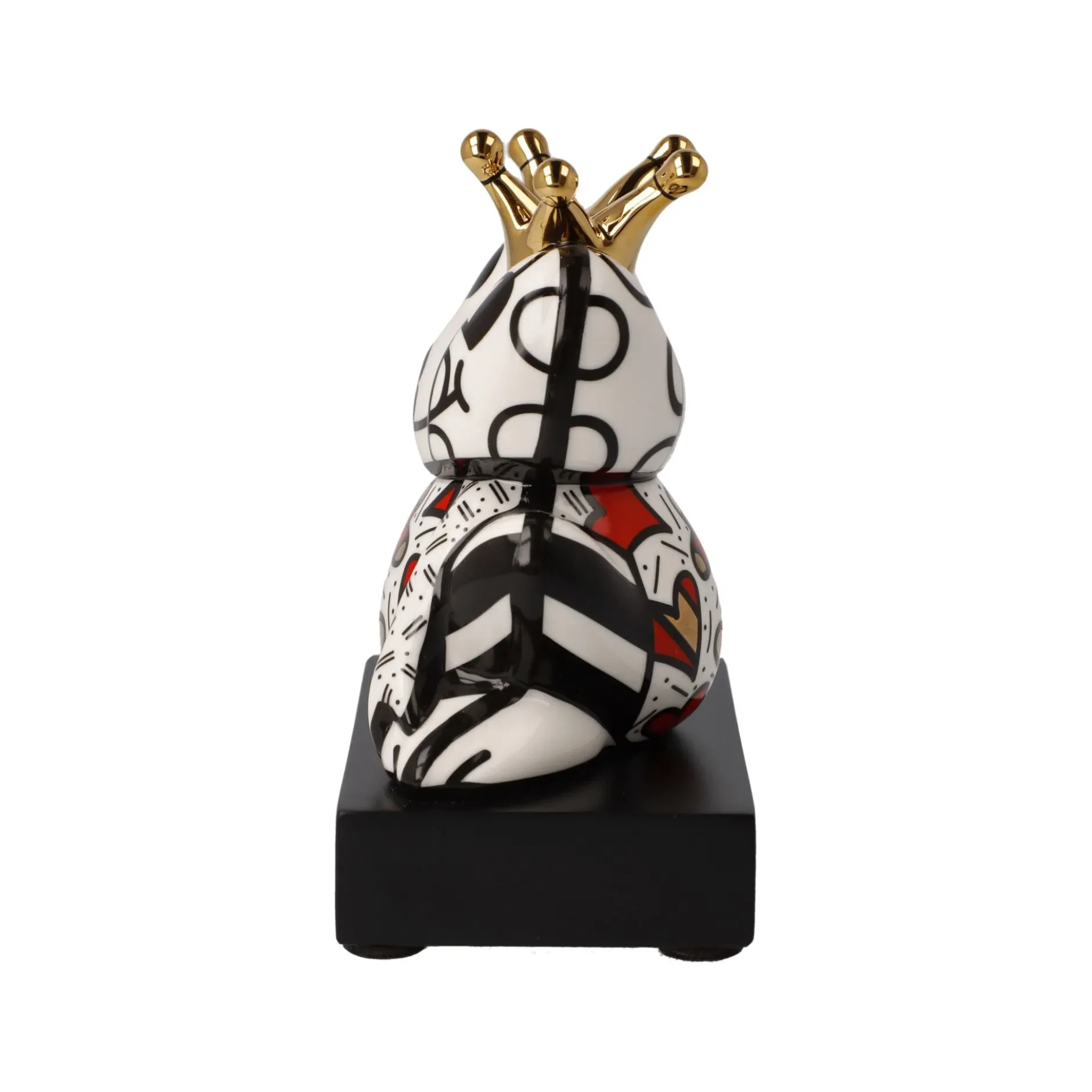 Porzellan Figur 'Golden Prince' von Romero Britto 7,5x14,5x11,5cm