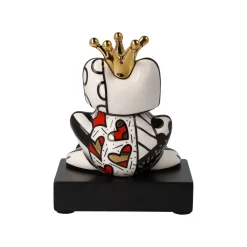 Porzellan Figur 'Golden Prince' von Romero Britto 7,5x14,5x11,5cm