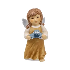 Porzellan Figur 'Gute Fahrt' von Julia E. Limpke 4x8,5x3,5cm