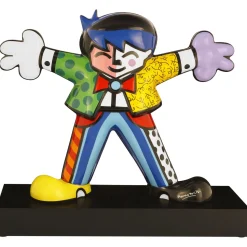 Porzellan Figur 'Hug Boy' von Romero Britto 19x47x54cm