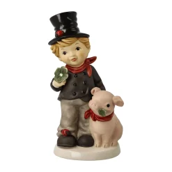 Porzellan Figur 'Jede Menge Glück' von Goebel 8,5x20x11cm