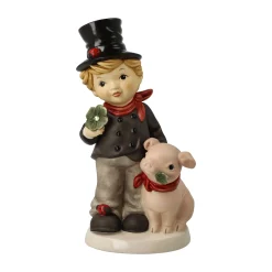 Porzellan Figur 'Jede Menge Glück' von Goebel 8,5x20x11cm