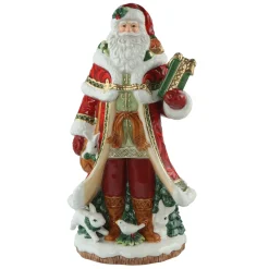 Porzellan Figur 'Santa mit Geschenk' von Goebel 15,5x32,5x17,5cm