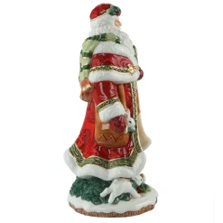 Porzellan Figur 'Santa mit Geschenk' von Goebel 15,5x32,5x17,5cm
