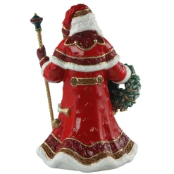 Porzellan Figur 'Santa with Wreath' von Goebel 19x33x24cm