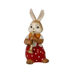 Porzellan Figur 'Süßer Flötenspieler' von Goebel 4x8x4cm
